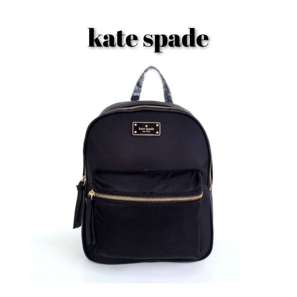 Kate Spade Wilson Road Bradley Nylon Backpack, Mini, Black - Picture 1 of 7